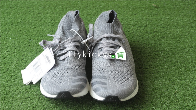 Real Boost Adidas Ultra Boost UB Uncaged Sock Grey BY2550